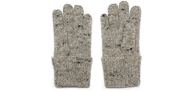 Dachstein Woolwear Wool Gloves, Size 9.0, Grey