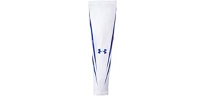 Under Armour Men's Team Shooter Sleeve, White /Royal, Small/Medium
