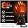 Heated Gloves for Men Women 7.4V Battery 22.2WH Rechargeable Heated Ski Gloves Touchscreen Waterproof Electric Heated Fishing Gloves for Winter Work Skiing Raynaud Riding(Black,M)