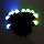 XISFORX 7 Colors Light Show LED Gloves Rave Light Finger Lighting Flashing Glow Mittens