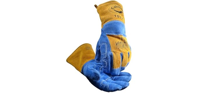 Caiman Split Cowhide MIG Stick Welding Gloves