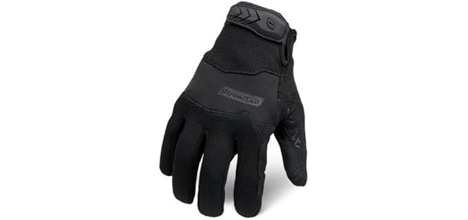 Ironclad EXOT-PBLK-03-M Tactical Operator Pro Glove, Stealth Black, Medium
