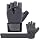 LIFECT Weight Lifting Gloves, Workout Gloves with Wrist Wrap Support for Men & Women, Full Palm Protection Breathable Fingerless Gloves for Weightlifting, Gym, Training, Pull ups