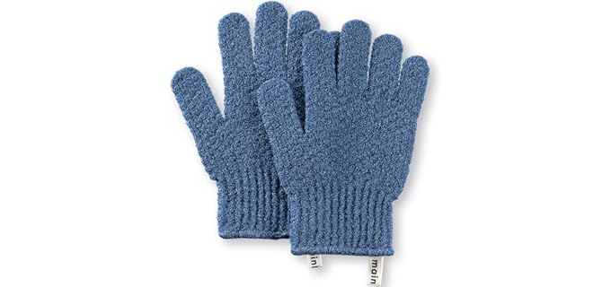 MainBasics Deep Exfoliating Bath Gloves