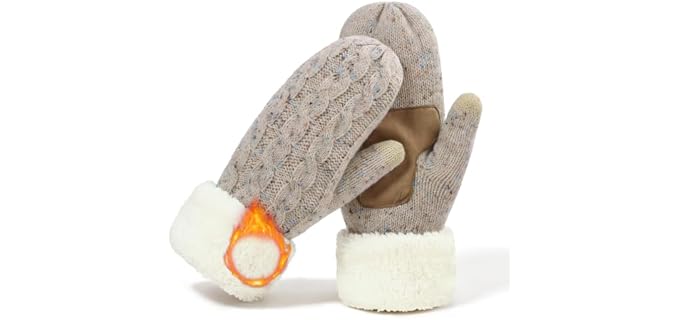 Zando Fleece Lined Mittens